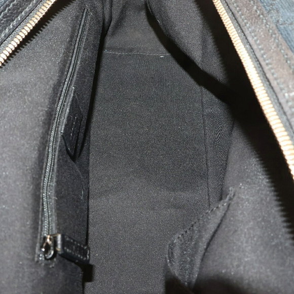 Gucci GG Canvas Sherry Princess Handbag Ribbon Black - Picture 4 of 5